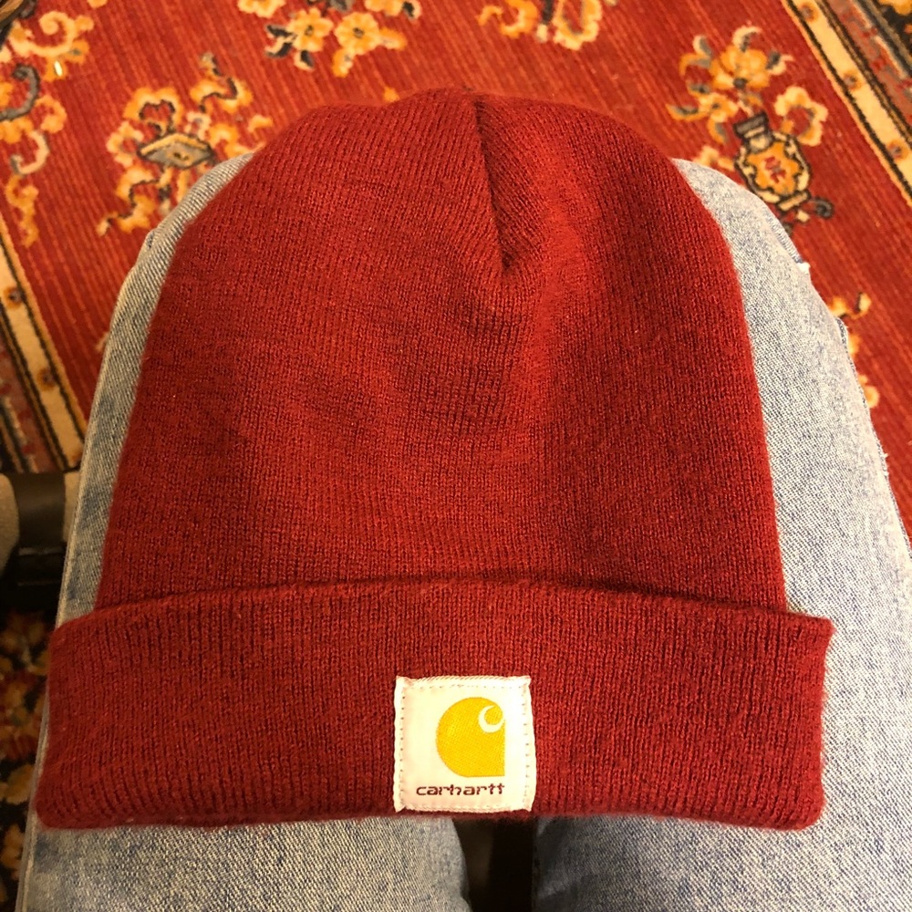 Maroon Carhartt Beanie